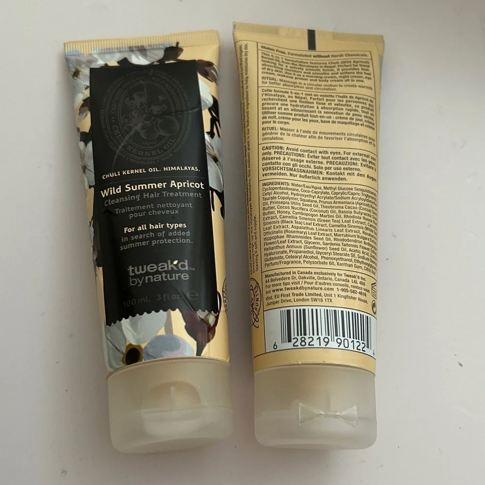 Tweakd Wild Summer Apricot Face & Body Cream DUO | 3 oz. each |SEALED